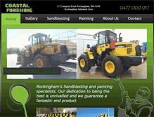 Tablet Screenshot of coastalfinishing.com